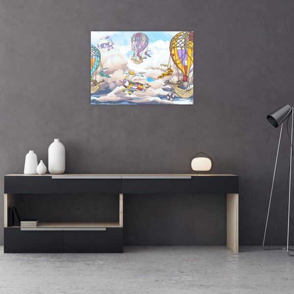 Obraz - Wyprawa w chmurach (70x50 cm)