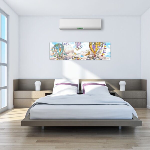 Obraz - Wyprawa w chmurach (170x50 cm)