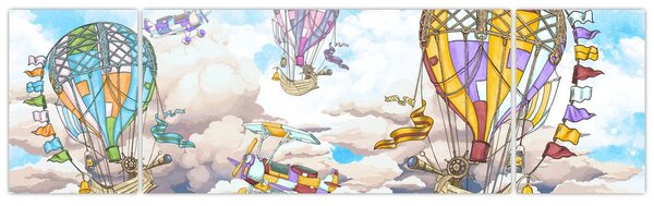 Obraz - Wyprawa w chmurach (170x50 cm)