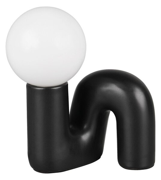 Czarna lampa stołowa ceramiczna (wysokość 21,5 cm) Quinn – Reality