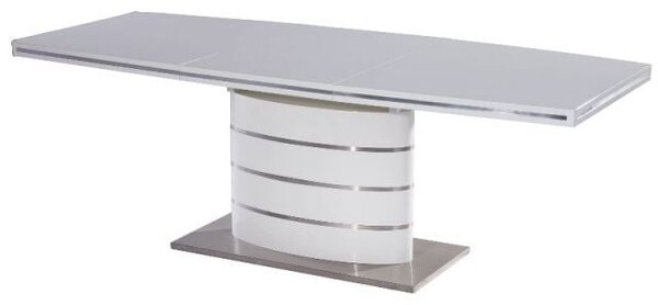 Stół FANO 120(180)x80 biały lakier rozkładany