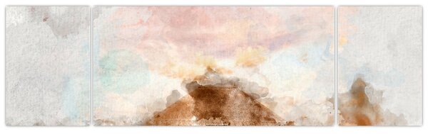 Obraz - Malediwy, drewniane molo (170x50 cm)
