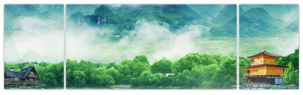 Obraz - Wymarzony krajobraz (170x50 cm)