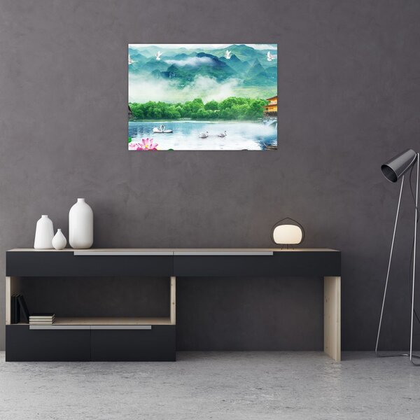 Obraz - Wymarzony krajobraz (70x50 cm)