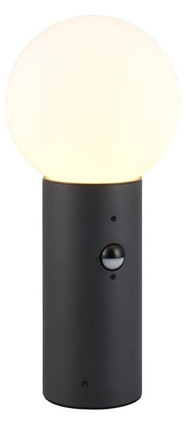 Lampa zewnętrzna typu słupek z czujnikiem ruchu ø 18 cm Mures – Trio