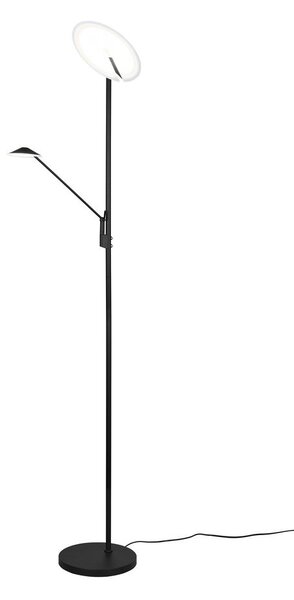 Lampa stojąca LED ze ściemniaczem w kolorze matowej czerni (wysokość 180 cm) Brantford – Trio