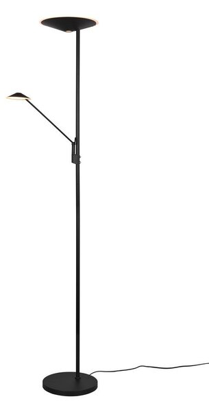 Lampa stojąca LED ze ściemniaczem w kolorze matowej czerni (wysokość 180 cm) Brantford – Trio