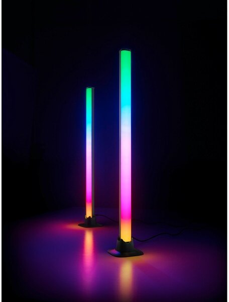Czarna metalowa lampa stołowa LED (wysokość 55 cm) Boy – Reality