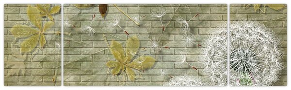 Obraz - Dmuchawce unoszone wiatrem (170x50 cm)