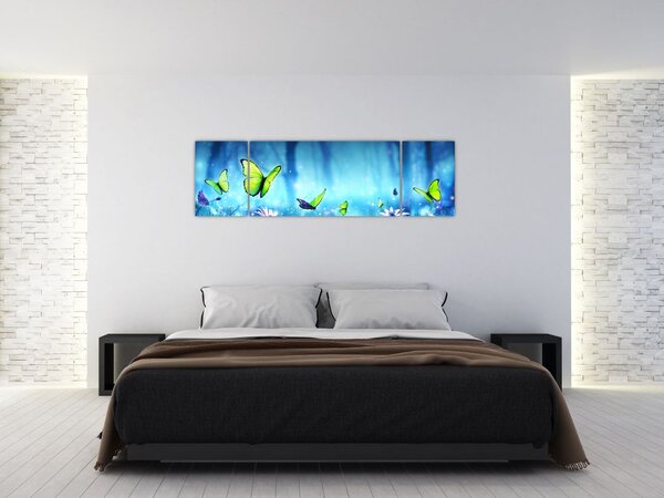 Obraz - Mistyczna leśna polana (170x50 cm)