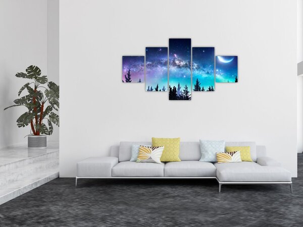 Obraz - Droga Mleczna (125x70 cm)