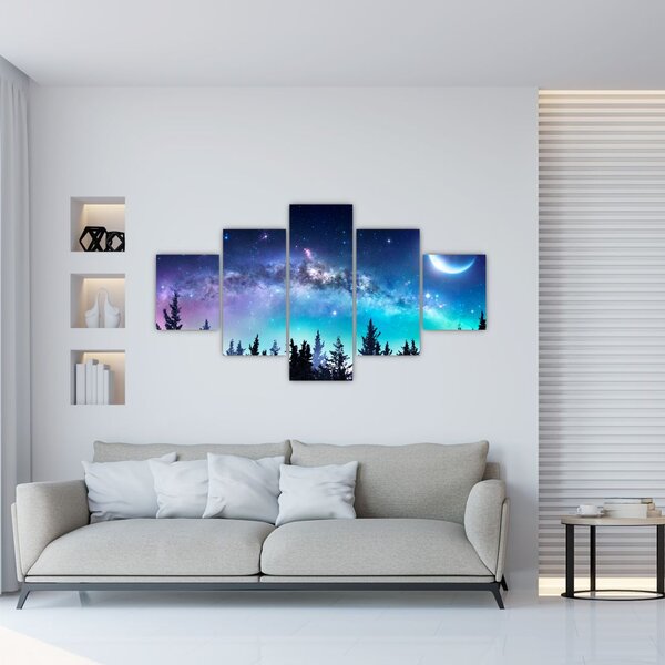 Obraz - Droga Mleczna (125x70 cm)