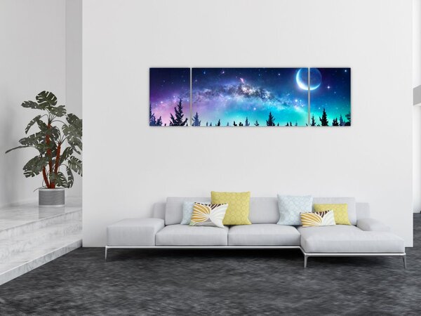 Obraz - Droga Mleczna (170x50 cm)
