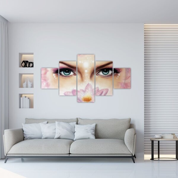 Obraz - Urocze oczy (125x70 cm)