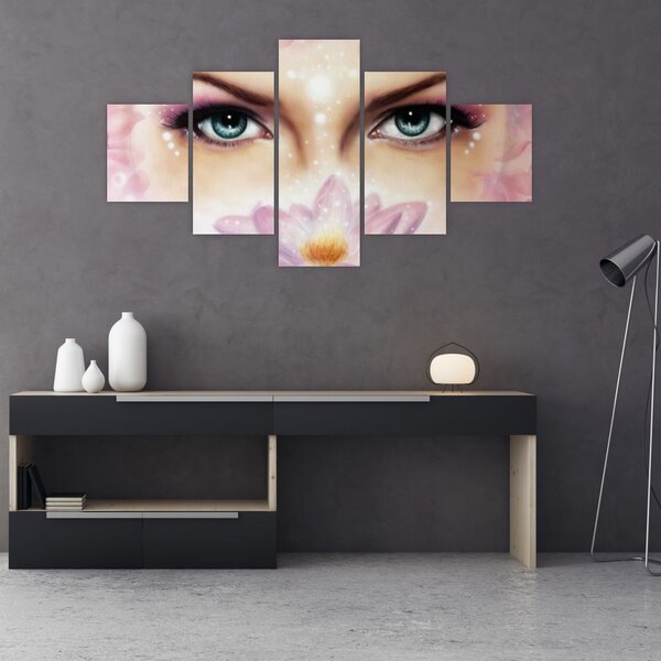 Obraz - Urocze oczy (125x70 cm)