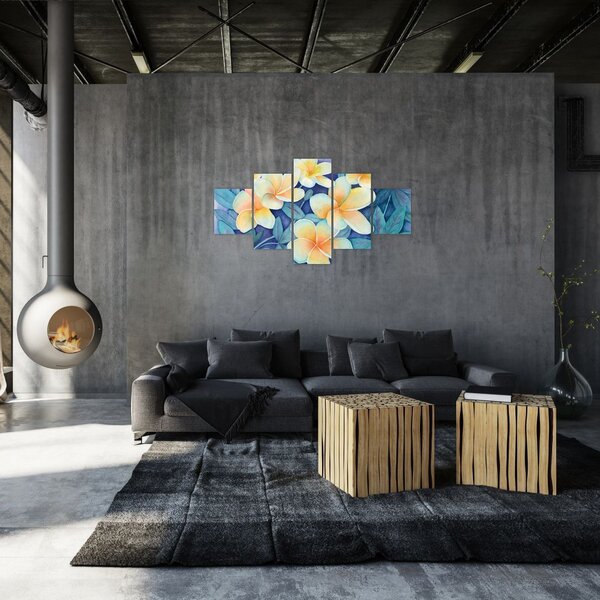 Obraz - Tropikalne krzewy (125x70 cm)