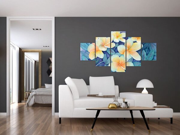 Obraz - Tropikalne krzewy (125x70 cm)