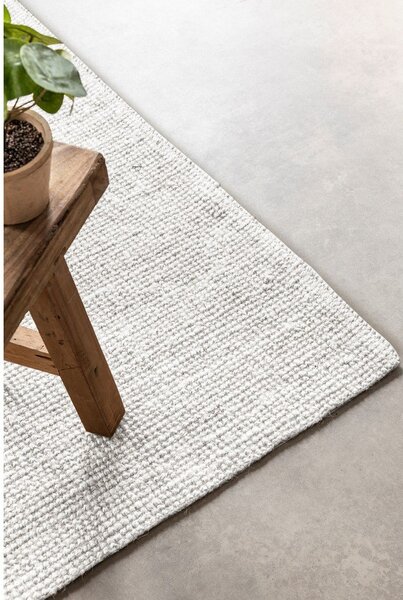 Jasnoszary dwustronny dywan tkany ręcznie z juty 60x90 cm Bouclé Jaipur – Hanse Home