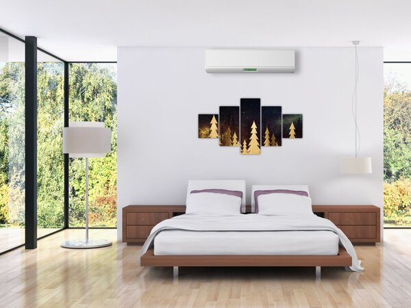 Obraz - Złota noc (125x70 cm)