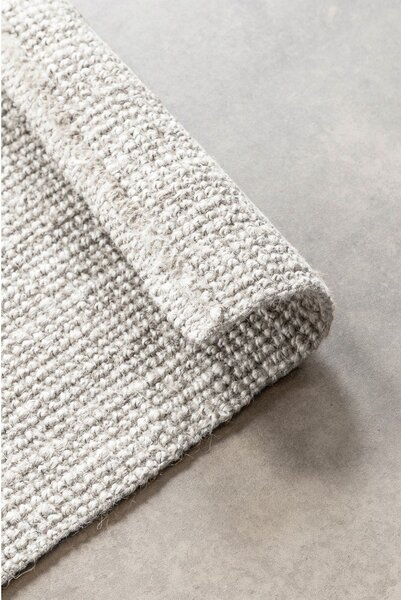 Jasnoszary dwustronny dywan tkany ręcznie z juty 60x90 cm Bouclé Jaipur – Hanse Home
