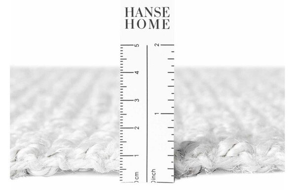 Jasnoszary dwustronny dywan tkany ręcznie z juty 60x90 cm Bouclé Jaipur – Hanse Home