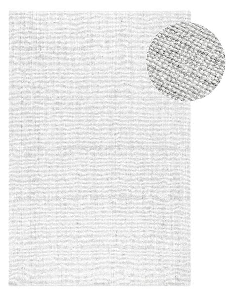 Jasnoszary dwustronny dywan tkany ręcznie z juty 60x90 cm Bouclé Jaipur – Hanse Home