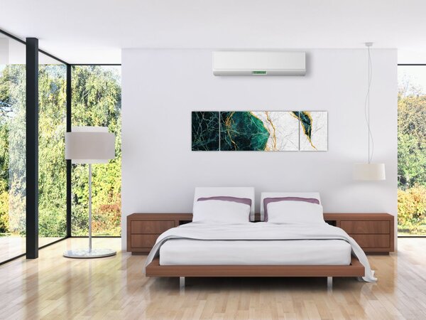 Obraz - Turkusowy marmur (170x50 cm)