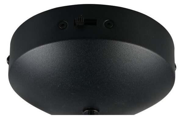 Lampa wisząca LED ze ściemniaczem w kolorze matowej czerni Melita – Trio