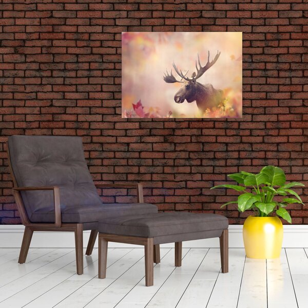 Obraz - Las w jesiennych liściach (70x50 cm)
