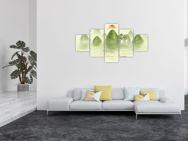 Obraz - Dolina Zielonych Gór (125x70 cm)