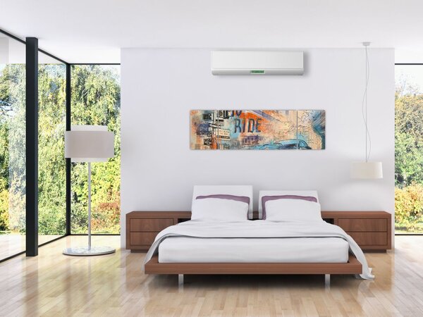 Obraz - Urodzony by jeździć (170x50 cm)