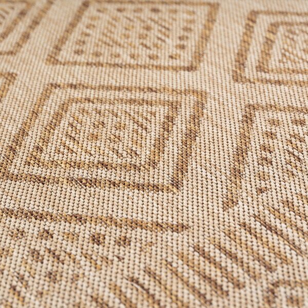 Beżowy okrągły dywan odpowiedni na zewnątrz ø 160 cm Mira 1452 – Ayyildiz Carpets