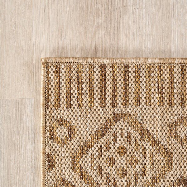Beżowy okrągły dywan odpowiedni na zewnątrz ø 160 cm Mira 1452 – Ayyildiz Carpets
