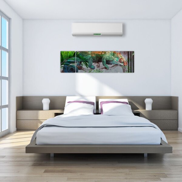 Obraz - Kameleon (170x50 cm)
