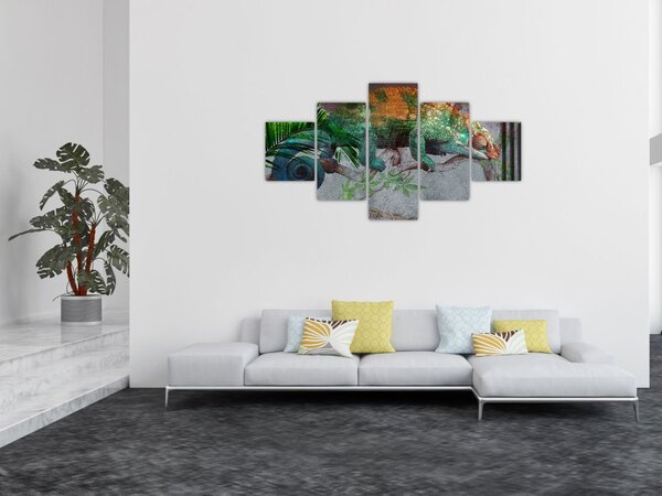 Obraz - Kameleon (125x70 cm)
