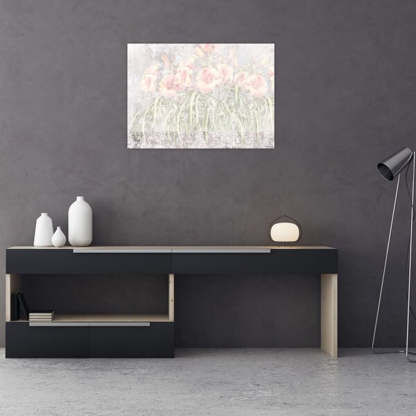 Obraz - Freska lilii (70x50 cm)