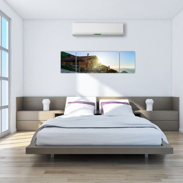 Obraz - Poranek w Alpach, Tyrol (170x50 cm)