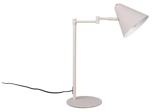 Lampa stołowa z elastyczną konstrukcją w kolorze kości słoniowej (wysokość 50,5 cm) Cosima – Trio