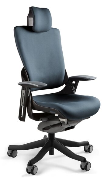 Fotel biurowy WAU 2 czarny/szary tkanina