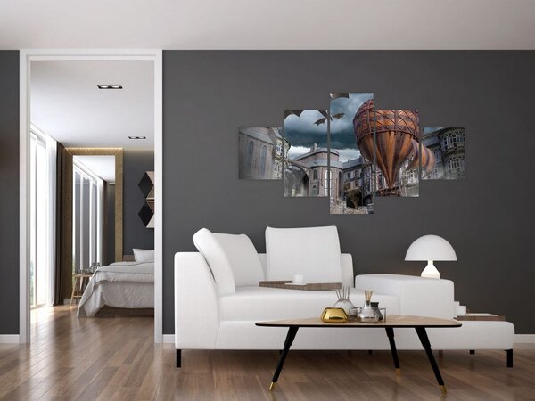 Obraz - Surrealistyczny krajobraz (125x70 cm)