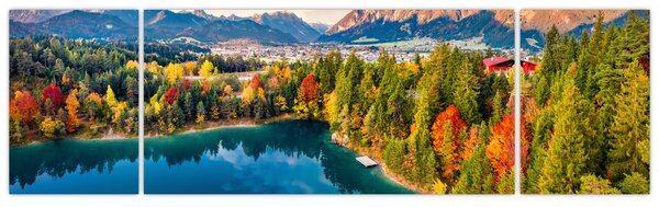 Obraz - Jezioro Urisee, Austria (170x50 cm)