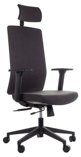 Fotel biurowy ZN-807-B szary