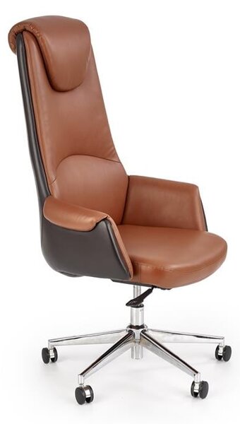 Fotel biurowy CALVANO brązowy