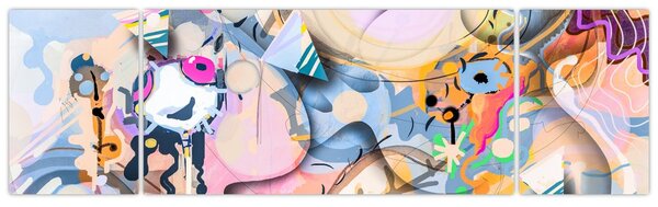 Obraz - Abstrakcja bajki (170x50 cm)