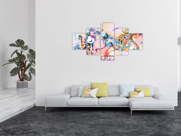 Obraz - Abstrakcja bajki (125x70 cm)