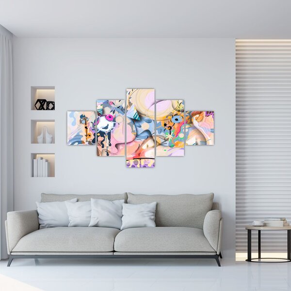 Obraz - Abstrakcja bajki (125x70 cm)