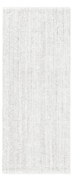 Jasnoszary dwustronny chodnik tkany ręcznie z juty 80x200 cm Bouclé Jaipur – Hanse Home