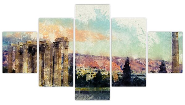 Obraz - Akropol, Ateny, Grecja (125x70 cm)