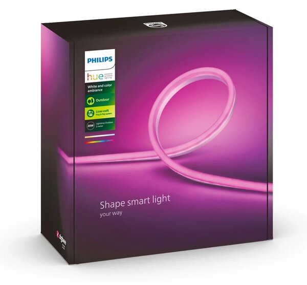Inteligentna zewnętrzna taśma świetlna LED 19,5 W Lightstrip outdoor – Philips Hue