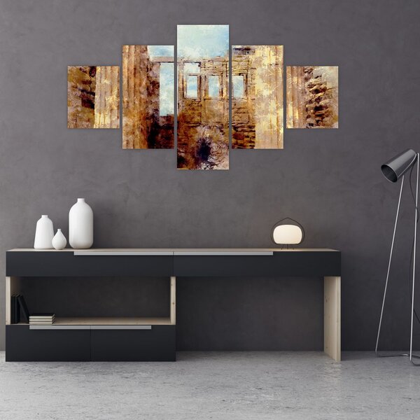 Obraz - Erechtejon, Ateny, Grecja (125x70 cm)